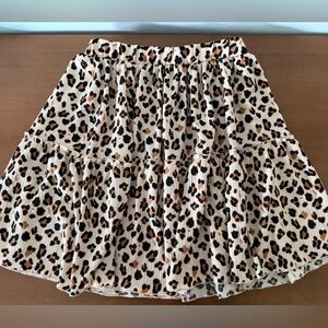 Girls Cheetah Print Skirt